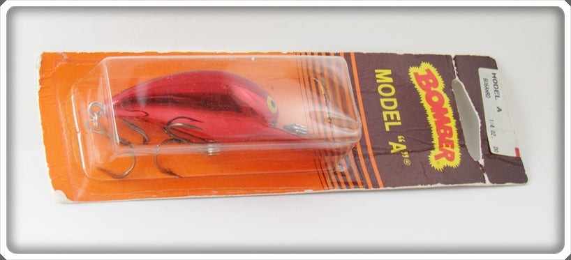 Bomber Red Chrome Model A On Card