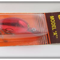 Bomber Red Chrome Model A On Card