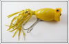 Arbogast Yellow Hula Popper In Box