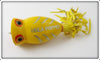 Arbogast Yellow Hula Popper In Box