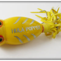 Arbogast Yellow Hula Popper In Box