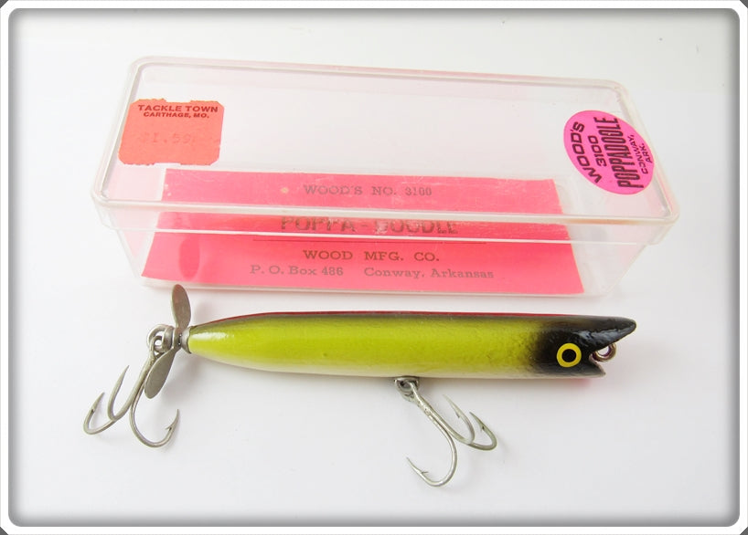 Wood's Yellow & Black Poppa Doodle In Box