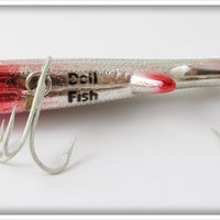 Doll Fish Chrome & Red Vibrator In Box