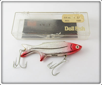 Doll Fish Chrome & Red Vibrator In Box