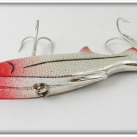 Doll Fish Chrome & Red Vibrator In Box