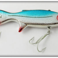 Doll Fish Chrome & Blue Vibrator In Box