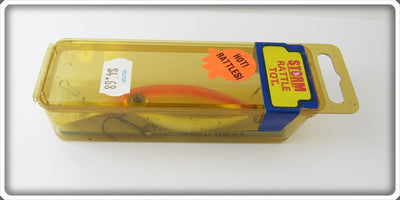 Storm Metallic Gold Red Back Rattle Tot In Box