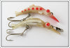 Fishing International Clear & Red Spotted Lucky Lady Pair