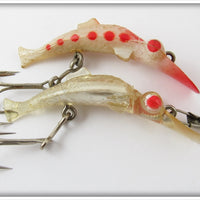 Fishing International Clear & Red Spotted Lucky Lady Pair