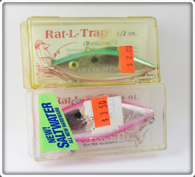 Bill Lewis Chrome Rat-L-Trap Pair In Boxes