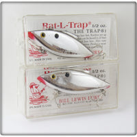 Bill Lewis Chrome Rat-L-Trap Pair In Boxes