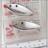 Bill Lewis Chrome Rat-L-Trap Pair In Boxes