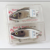Bill Lewis Chrome Rat-L-Trap Pair In Boxes