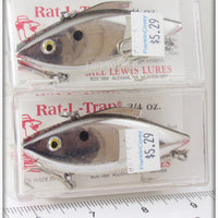 Bill Lewis Chrome Rat-L-Trap Pair In Boxes