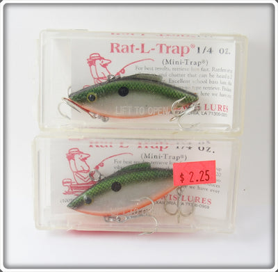 Bill Lewis Green Scale Mini Trap Pair In Boxes