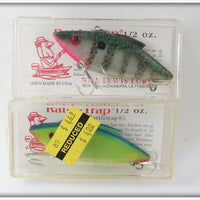 Bill Lewis Glitter Finish Rat-L-Trap Pair In Boxes