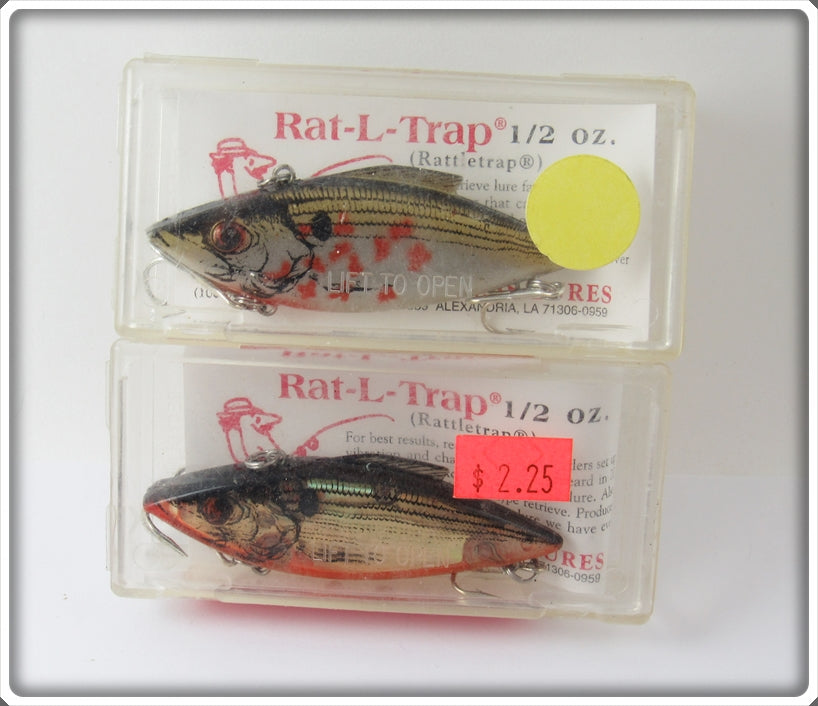 Bill Lewis Natural Rat-L-Trap Pair In Boxes