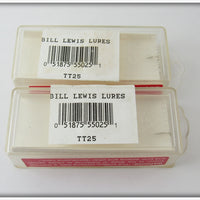 Bill Lewis Chrome Tiny Trap Pair In Boxes