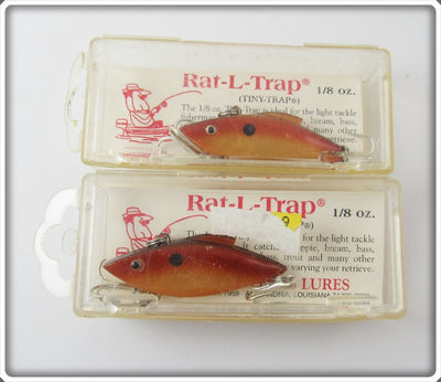 Bill Lewis Brown Tiny Trap Pair In Boxes