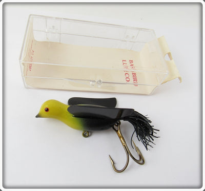 Bass Bird Lure Co Yellow & Black Bass Bird In Box