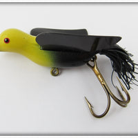 Bass Bird Lure Co Yellow & Black Bass Bird In Box