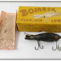 Bomber Bait Co Black With Silver Flakes #400 In Correct Box 416