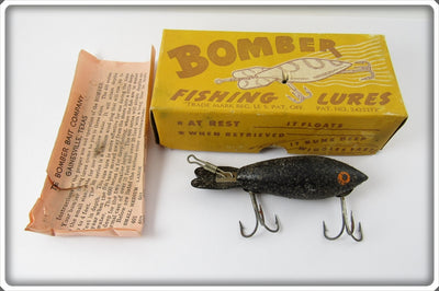 Bomber Bait Co Black With Silver Flakes #400 In Correct Box 416