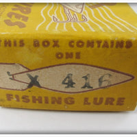 Bomber Bait Co Black With Silver Flakes #400 In Correct Box 416