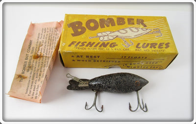 Bomber Bait Co Black With Silver Flakes #400 In Correct Box 416