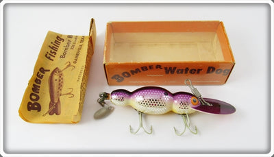 Bomber Bait Co Metascale Purple Back Shad Water Dog In Correct Box M1586