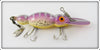 Bomber Bait Co Purple Back Yellow Belly Silver Sparkle Water Dog In Correct Box 1571