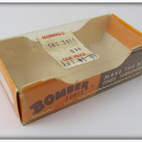 Bomber Bait Co White Black Shadow Stripe #400 In Box