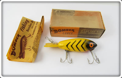 Bomber Bait Co Yellow Black Ribs #400 In Box 420