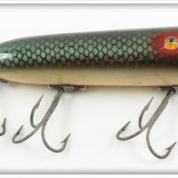 Vintage Heddon Green Scale Lucky 13 Lure