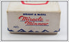 Wright & McGill Gold Scale Miracle Minnow In Box