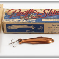 Vintage The A.L. Gower Mfg Company Pacific Shiner Lure In Box