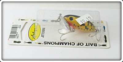 Arbogast Yellow Coachdog Jitterbug On Card