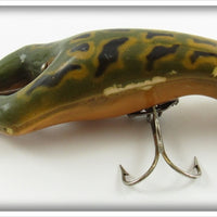 Vintage Heddon Green Luny Frog Lure