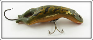 Vintage Heddon Green Luny Frog Lure