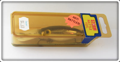 Storm Metallic Silver Black Back Rattle Tot In Box