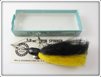 Shannon Yellow & Black Twin Spinner In Box