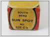 South Bend Chrome Yellow Sun Spot Spoon In Correct Box