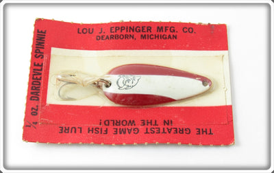 Lou Eppinger Dardevle Spinnie On Card