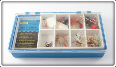 Vintage Old Pal Fly-O-Rama Box With Flies