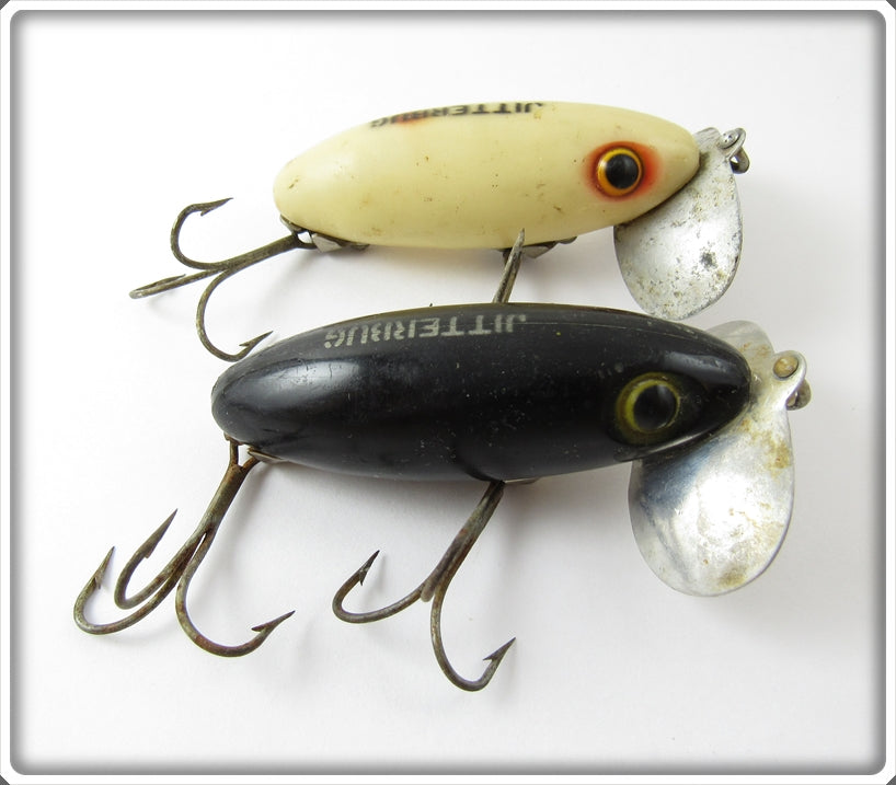Arbogast Luminous & Black Jitterbug Pair