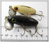 Arbogast Luminous & Black Jitterbug Pair