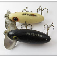 Arbogast Luminous & Black Jitterbug Pair