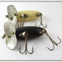 Arbogast Luminous & Black Jitterbug Pair
