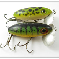 Arbogast Perch & Frog Jitterbug Pair