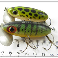 Arbogast Perch & Frog Jitterbug Pair